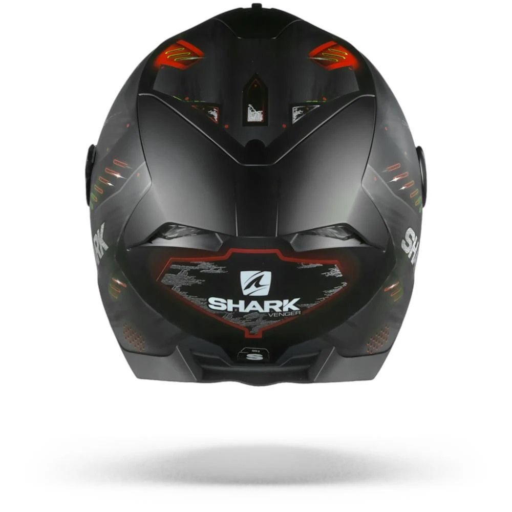 Shark Skwal 2 Venger KAR Mat Zwart Antraciet Rood Integraalhelm 3 Shark Skwal 2 Venger KAR Mat Zwart Antraciet Rood Integraalhelm - Afbeelding 3