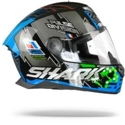 Shark Skwal 2 Noxxys Zwart Blauw Zilver KBS Integraalhelm -Shark Helm Korting skywall 2 2 noxxys kbg black blue green.29 1