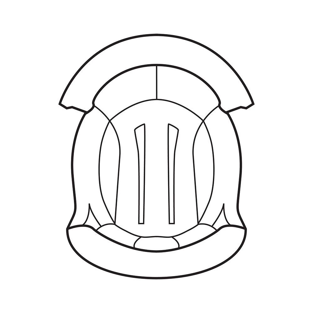 Shark Spartan Fabric Cap Lining IN5050PBLUS 1 Shark Spartan Fabric Cap Lining IN5050PBLUS